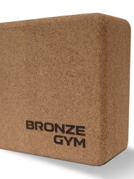 Блок для йоги BRONZE GYM, 23х15х7, 5 см., пробка