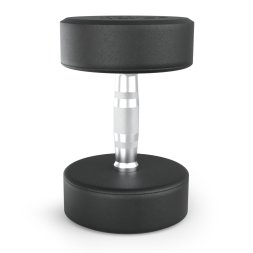 Гантель UNIX Fit PRO круглая обрезиненная 17,5 кг, 2 шт.