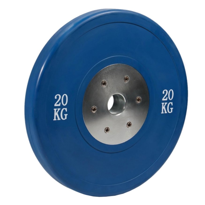 Диск профессиональный обрезиненный цветной D51 мм PROFI-FIT 20 кг