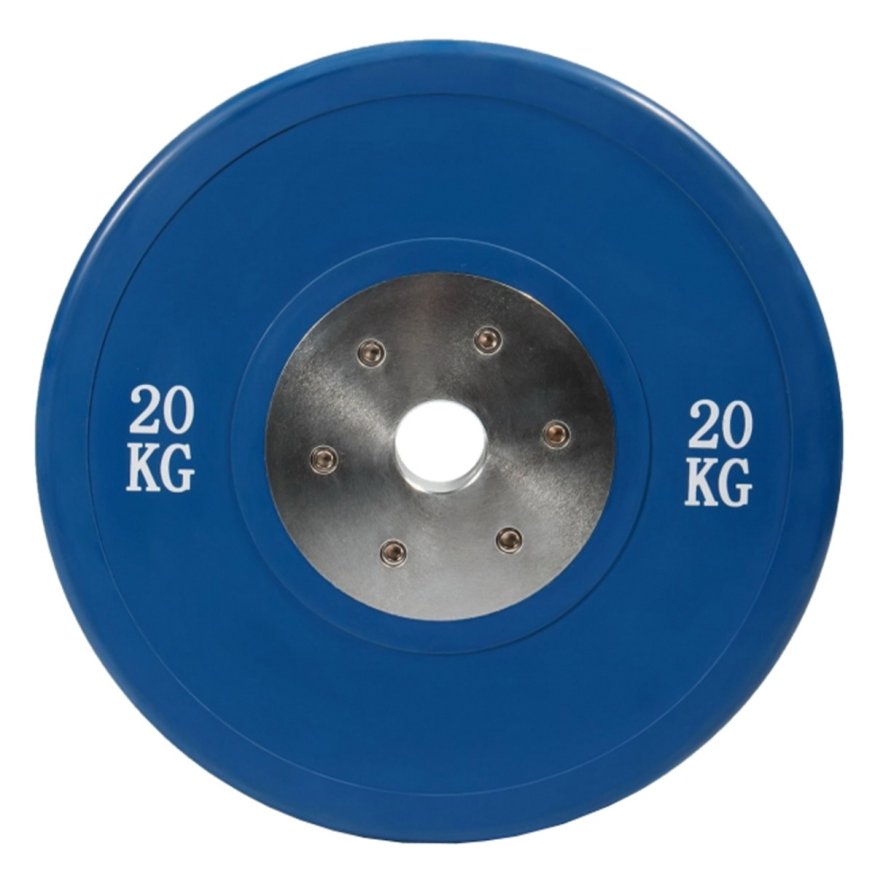 Диск профессиональный обрезиненный цветной D51 мм PROFI-FIT 20 кг