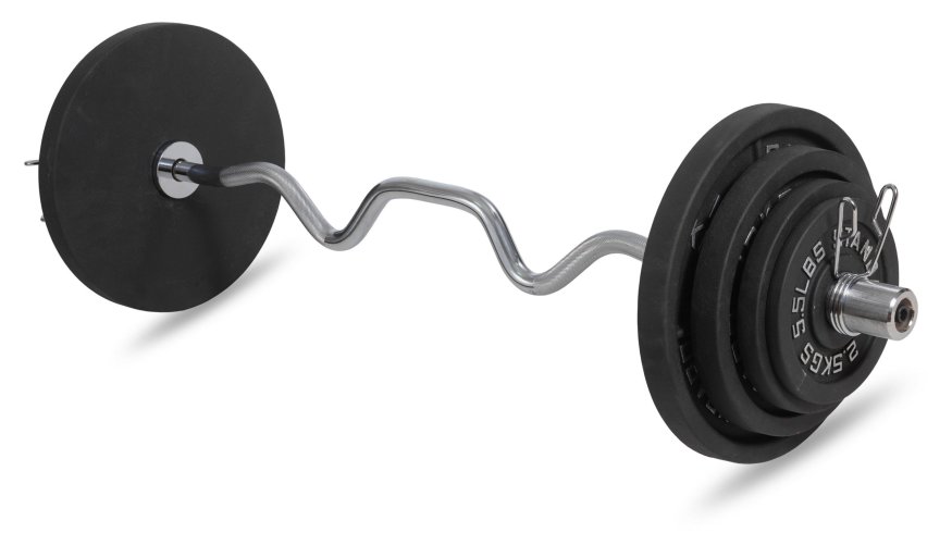 Гриф 50 мм. EZ-образный 1,2 м. до 120 кг. VictoryFit VF-S5012E120