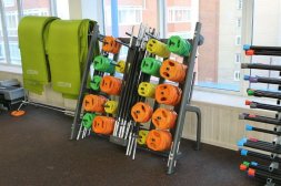 Штанга для аэробики и комплект дисков (1,25-2,5-5 кг) PROFI-FIT