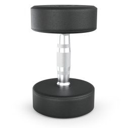 Гантель UNIX Fit PRO круглая обрезиненная 15 кг, 2 шт.