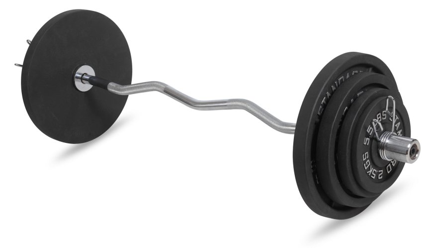 Гриф 50 мм. W-образный 1,2 м. до 120 кг. VictoryFit VF-S5012W120