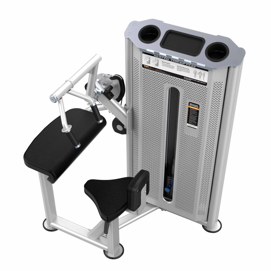 U2027 Трицепс-машина сидя. Прямая парта. Стек 110 кг