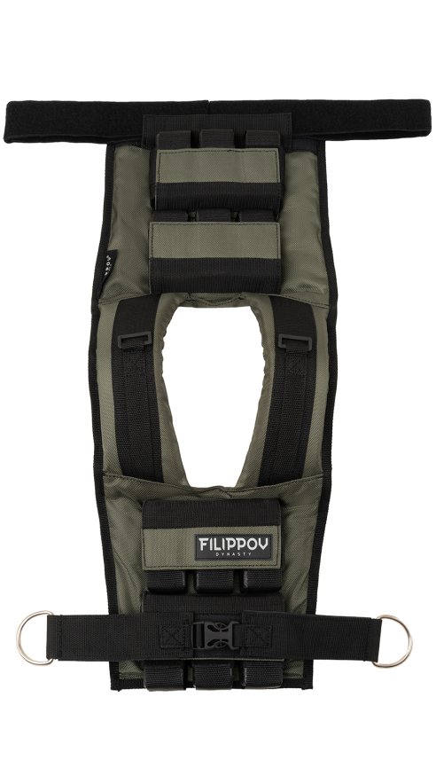 Жилет-утяжелитель Hard Training FILIPPOV 13кг (зеленый) 13 кг