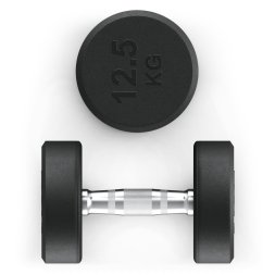 Гантель UNIX Fit PRO круглая обрезиненная 12,5 кг, 2 шт.