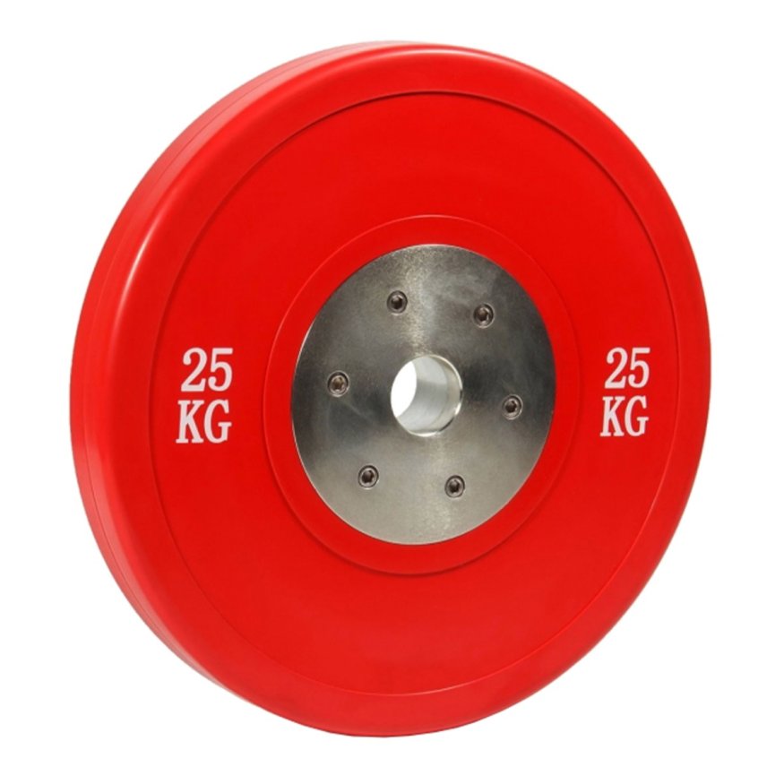 Диск профессиональный обрезиненный цветной D51 мм PROFI-FIT 25 кг