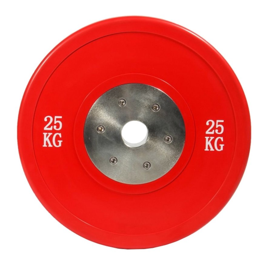 Диск профессиональный обрезиненный цветной D51 мм PROFI-FIT 25 кг