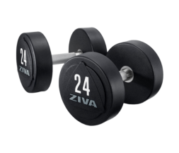 Набор уретановых гантелей Ziva 12–30 кг (10 пар)