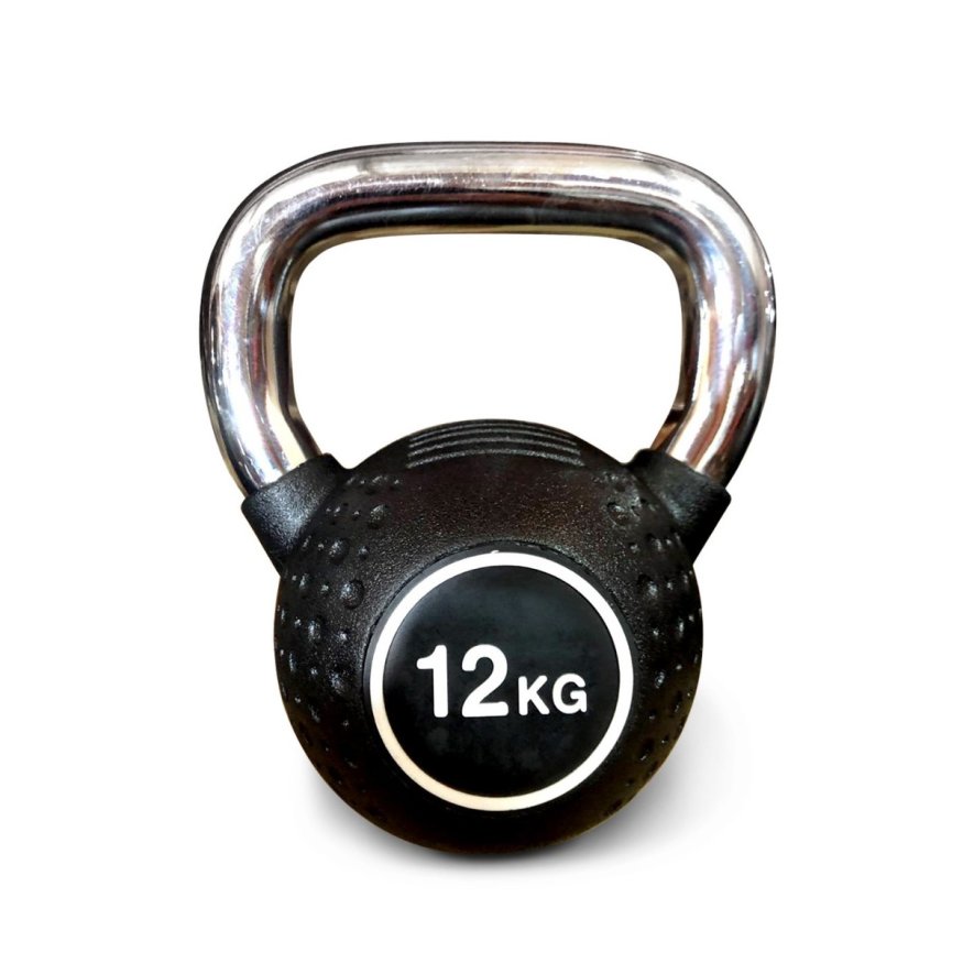 Гиря полиуретановая с хромированной ручкой Protrain KB2015-12