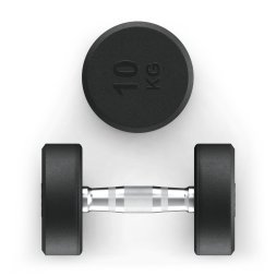 Гантель UNIX Fit PRO круглая обрезиненная 10 кг, 2 шт.