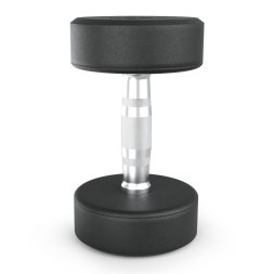 Гантель UNIX Fit PRO круглая обрезиненная 10 кг, 2 шт.