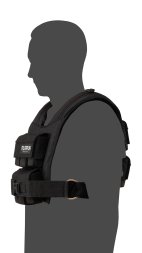 Жилет-утяжелитель Hard Training FILIPPOV 13кг (черный) 13 кг