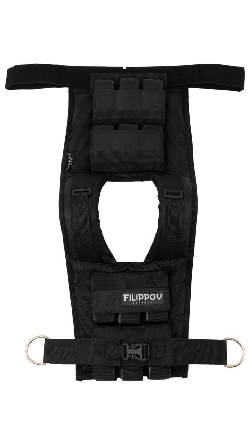 Жилет-утяжелитель Hard Training FILIPPOV 13кг (черный) 13 кг