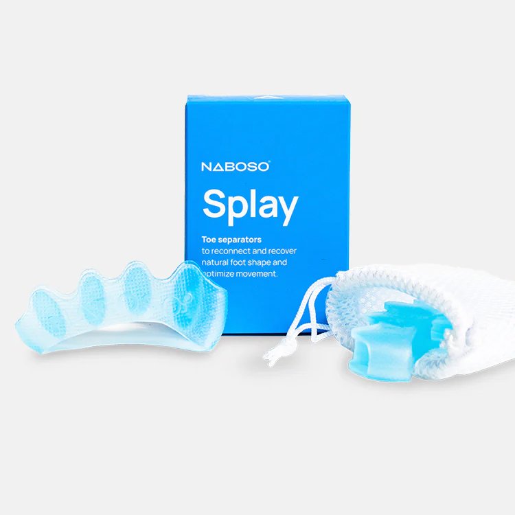Разделители для пальцев стопы NABOSO Splay голубой, комплект