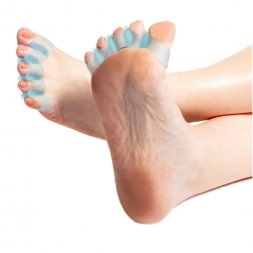 Разделители для пальцев стопы NABOSO Splay голубой, комплект