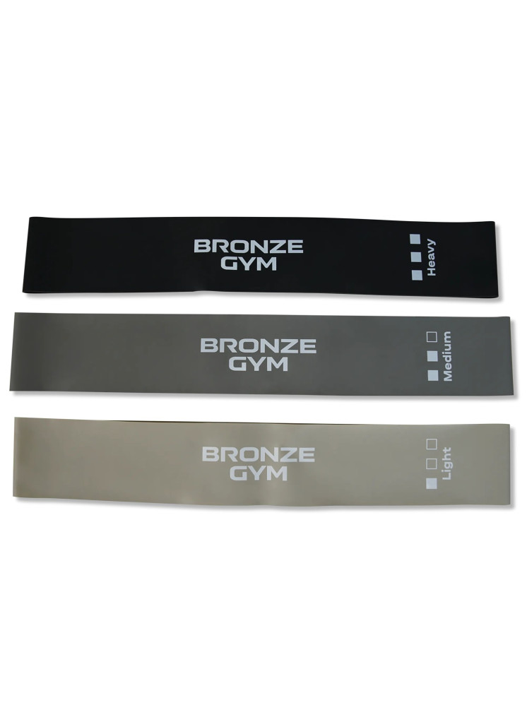 Комплект мини-лент BRONZE GYM, 3 шт
