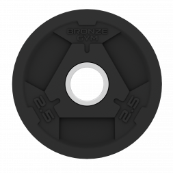 Диск олимпийский BRONZE GYM обрезиненный 2,5 кг