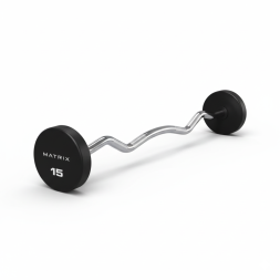 Набор EZ штанг фиксированных уретановых 10 шт Matrix Urethane Barbell Set EZ Curl 10-45 кг