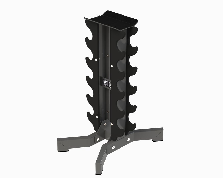 Стойка для 5 пар гантелей вертикальная