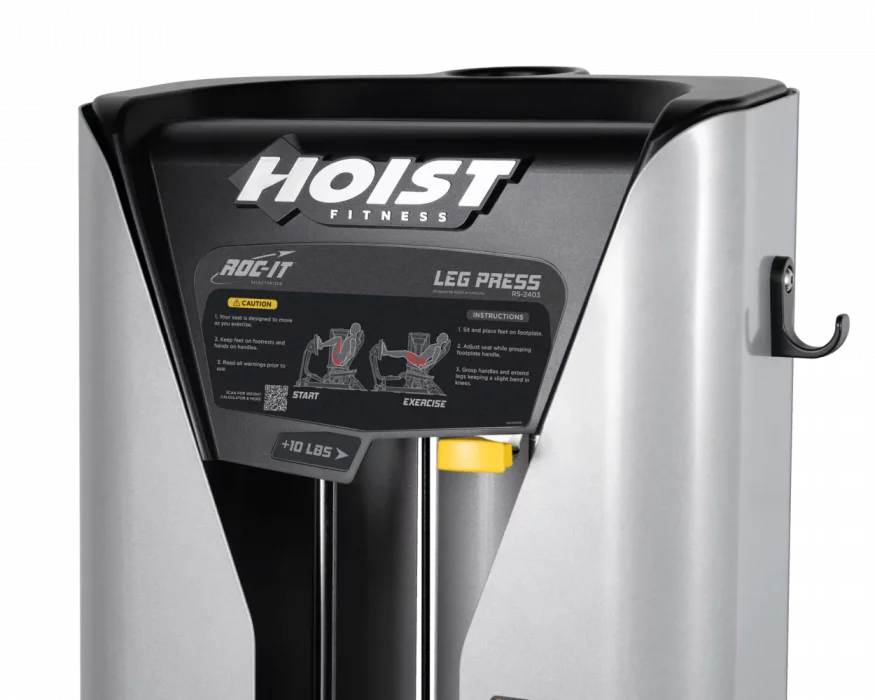 Жим ногами блочный HOIST ROC-IT RS-2403 матовый черный