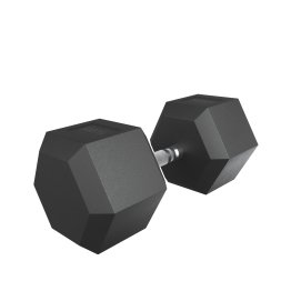 Гантель гексагональная UNIX Fit обрезиненная 50 кг, 2 шт.