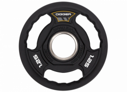 Диск олимпийский полиуретановый 3-х хватовый 1,25кг Hasttings Digger HD51C3A-1,25