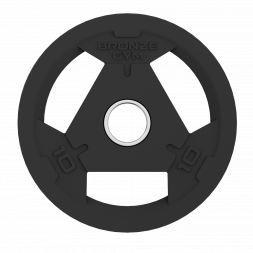 Диск олимпийский BRONZE GYM обрезиненный 10 кг