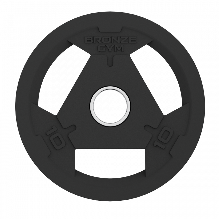 Диск олимпийский BRONZE GYM обрезиненный 10 кг