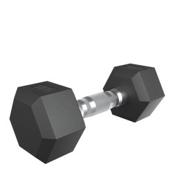 Гантель гексагональная UNIX Fit обрезиненная 5 кг, 2 шт.