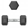 Гантель гексагональная UNIX Fit обрезиненная 5 кг, 2 шт.