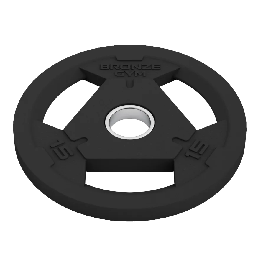 Диск олимпийский BRONZE GYM обрезиненный 15 кг