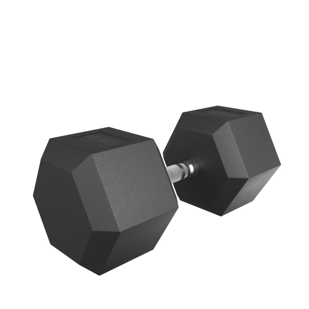 Гантель гексагональная UNIX Fit обрезиненная 47,5 кг, 2 шт.