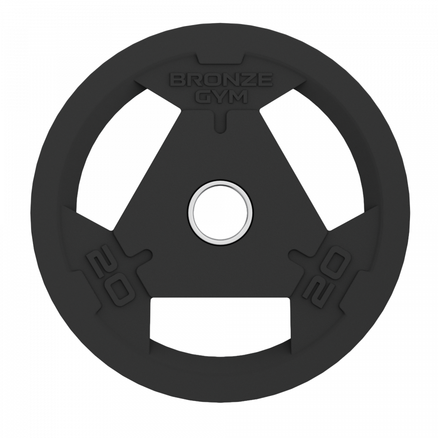 Диск олимпийский BRONZE GYM обрезиненный 20 кг