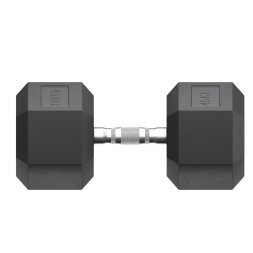 Гантель гексагональная UNIX Fit обрезиненная 45 кг, 2 шт.