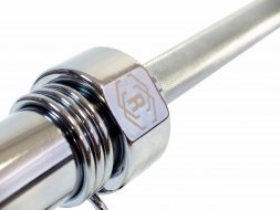 Гриф олимпийский прямой хромированный 72&amp;quot; REBEL с замками