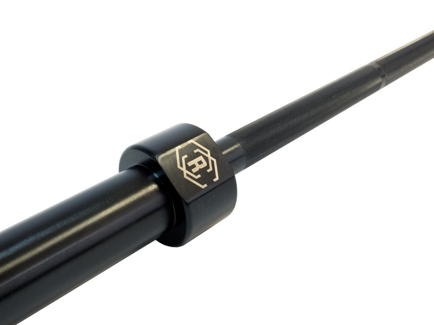 Гриф олимпийский прямой черный 86&amp;quot; до 226 кг REBEL