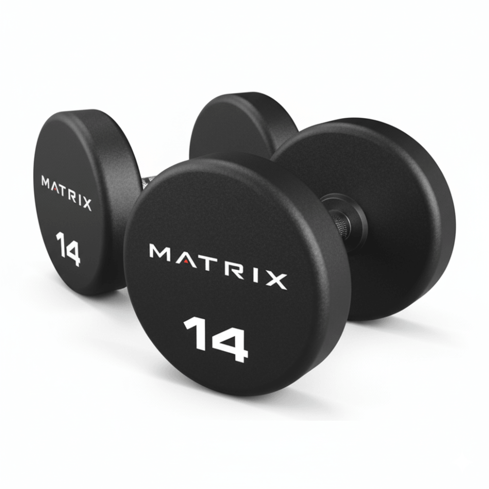 Набор гантелей уретановых 25 пар, шаг 2 кг Matrix Urethane Dumbbell Set 2-50 кг