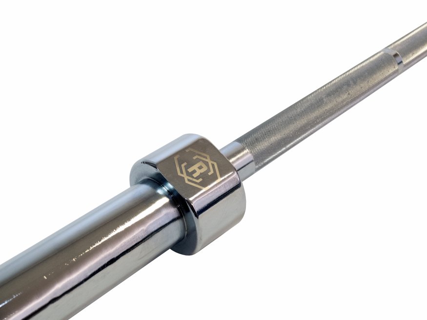 Гриф олимпийский прямой хромированный 86&amp;quot; до 226 кг REBEL