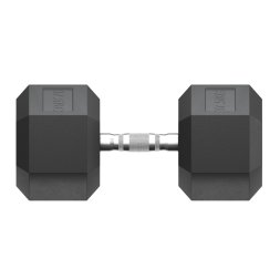 Гантель гексагональная UNIX Fit обрезиненная 37,5 кг, 2 шт.