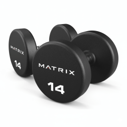 Набор гантелей уретановых 5 пар, шаг 2 кг Matrix Urethane Dumbbell Set 42-50 кг