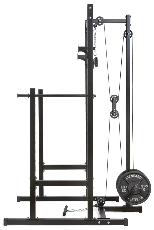 Стойка для полуприседаний с верхним и нижним блоком VictoryFit VF-B2017