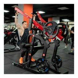 Тяга верхнего блока на свободных весах Protrain PP102