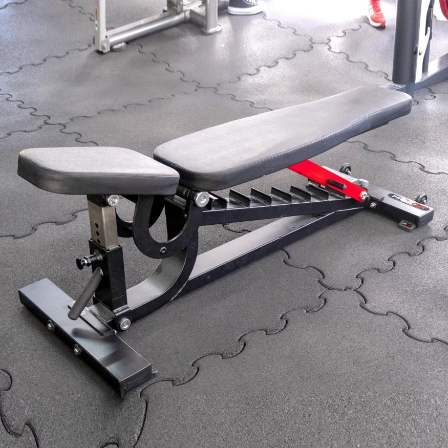 Скамья многофункциональная регулируемая Protrain PP187 (черно-желтый)