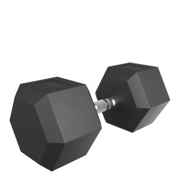 Гантель гексагональная UNIX Fit обрезиненная 35 кг, 2 шт.