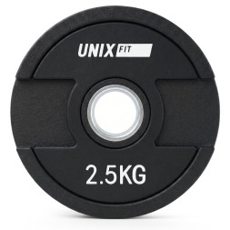 Набор дисков уретановых с хватом UNIX Fit PRO от 2,5 до 25 кг, 6 шт.