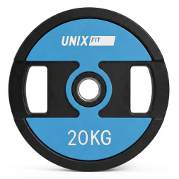 Набор дисков уретановых с хватом UNIX Fit PRO от 2,5 до 25 кг, 6 шт.