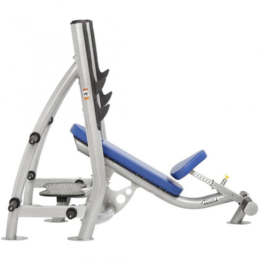 Наклонная олимпийская скамья HOIST CF-3172 белый/черный