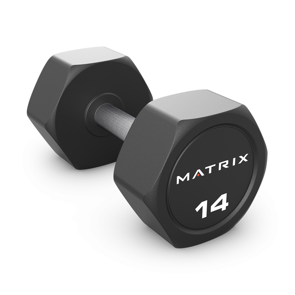 Набор гексагональных уретановых гантелей Matrix Fitness Urethane Hex DB Set 2-50 кг шаг 2 кг 25 пар